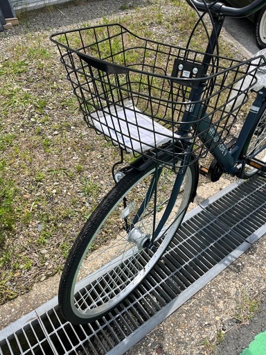大阪府の自転車 【ほぼ新品】26インチ 自転車 PHYSALIS HOPE V ネイビー