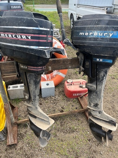 MERCURYの船外機、2機セットです。 Mercuryマーキュリー｜2ストローク2馬力船外機 - BLOOMGO”ブルーゴ 