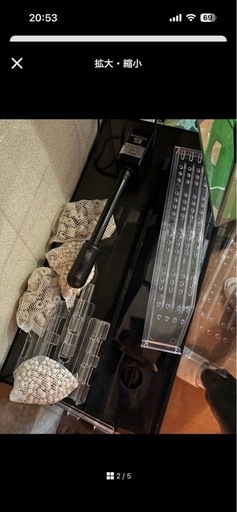 60cmガラス水槽と水槽台