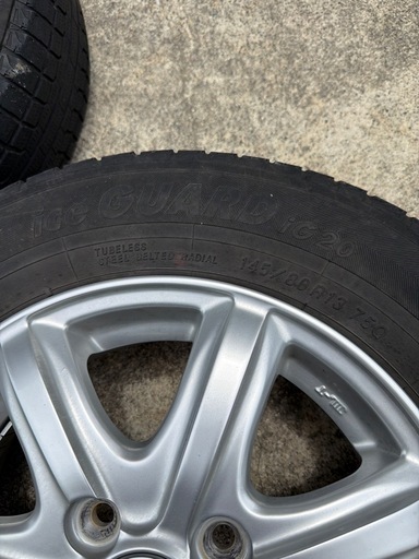 13インチ アルミホイール 4本セット 145/80R13 
