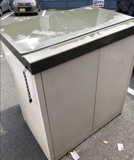 中古】イナバ物置MCN05S型??鍵なし　☝?近場なら＋500円でお持ちします要相談