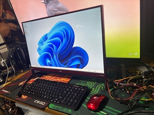 NEC 一体型デスクトップパソコン Windows11 CPU i7-7500u メモリDDR4 16GB SSD500GB ブルーレ