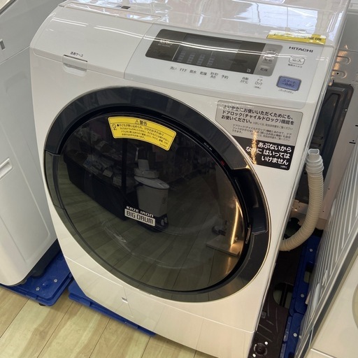 日立 ドラム式洗濯乾燥機【リサイクルフカツ岡崎倉庫店】260607SM-26
