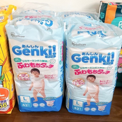 オムツ9袋＋おまけ水遊びパンツ2袋