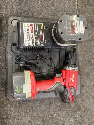 RYOBI BD-122 ドライバードリル 充電器・バッテリー2個付動作確認済み