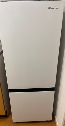 【使用一年未満】HISENSE 冷蔵庫 ホワイト HR-D16F [幅48.1cm /162L /2ドア 