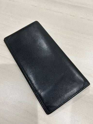 【英国王室御用達】ETTINGER エッティンガー 長財布 ブラック×パープル 本革