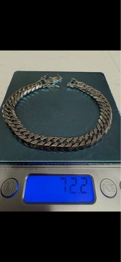 pt850プラチナ喜平ブレスレット72.2g21cm6面ダブル