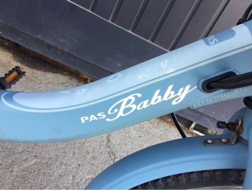 h-374△ v 岐阜発/ヤマハ電動アシスト自転車/PAS Babby/20インチ/3段変速/バッテリー8.7Ah/充電器なし/走行確