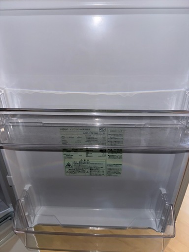 AQUA 168L 
冷凍冷蔵庫
