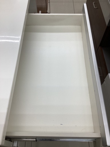 1枚扉キッチンカウンター ニトリ 使用感有 ホワイト 効率よく収納できるキッチンカウンター (幅118cm ホワイト) | ニトリ 