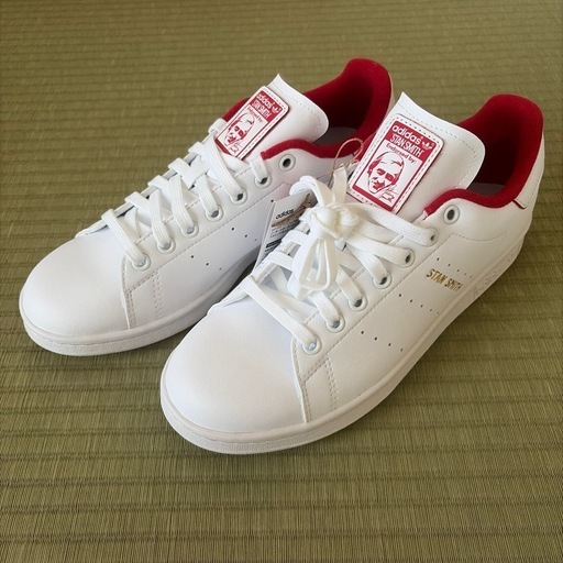 新品未使用品】adidasスタンスミス26.0 GX4463 ホワイト×レッド 