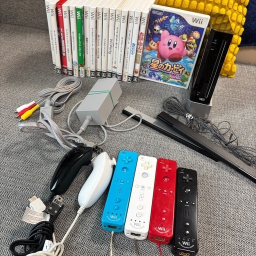 【Wiiまとめ売り】Nintendo Wii 本体 ソフト17本