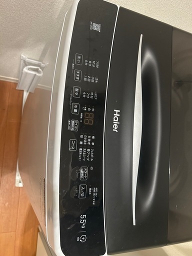 Haier製洗濯機JW-U55B 5.5kg 