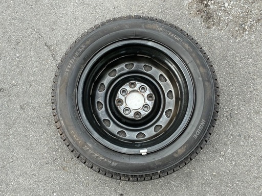 【売却先決定】155/65R14 JECTアルミカバースタッドレスタイヤ4本セット