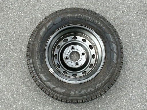 145R12 鐡ちんスタッドレスタイヤ4本セット