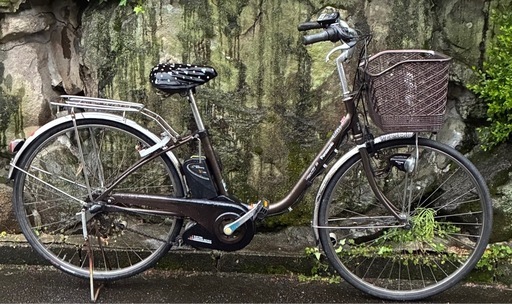 お譲り先決まりました！
パナソニック/中古バッテリー２個付き電動アシスト/自転車店から出品/ 26インチ/品質最高！防犯登録ok 