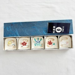 新品 京の陶器 萬珠堂 小皿 豆皿 箸置き セット 箱付き