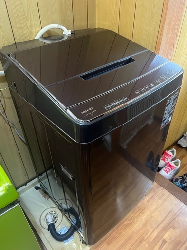 東芝 洗濯機 12kg AW-12DP1 2022年製 美品」ブラック操作良好