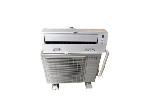 〇【美品】DAIKIN ルームエアコン  主に14畳用 2025年製 200V エアコン型番  F404ATEP-W 室外機型番 R4
