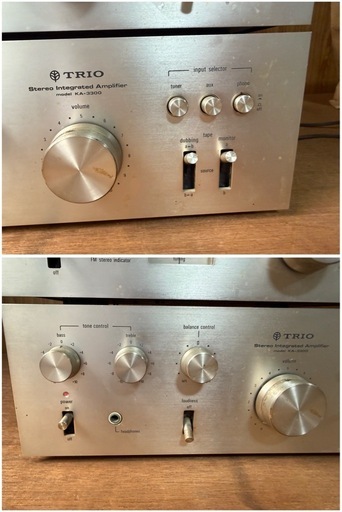 【GO-1835】TRIO アンプ チューナー KA-3300 KT-3300