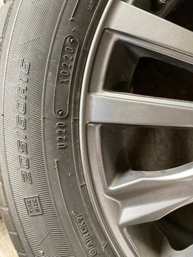 【お取引決まりました】タイヤホイールセット　GOODYEAR 205/60R16 20年製 夏タイヤ　4本