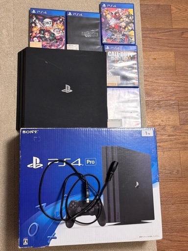 PlayStation 4 Pro 本体 ソフト5本セット