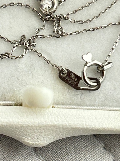 STAR JEWELRY ムーンセッティングネックレス