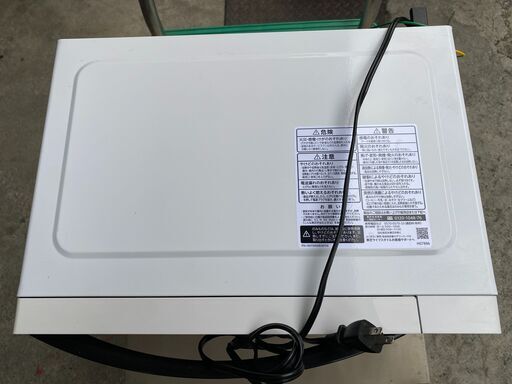 ★状態〇★ 東芝 単機能 電子レンジ ER-WS17 (W)  2021年製 フラット 17L 最大900W 50/60Hz