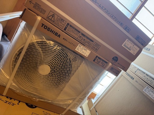 東芝エアコン　6畳用【新品】標準工事込み