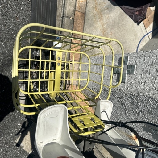 バッテリー交換済　ビッケ電動自転車　前後シート付