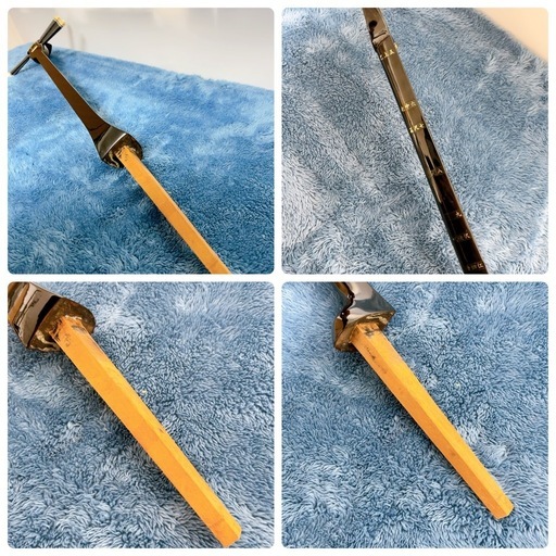 沖縄三線 合皮張り 音名シール付き 現状品 駒なし