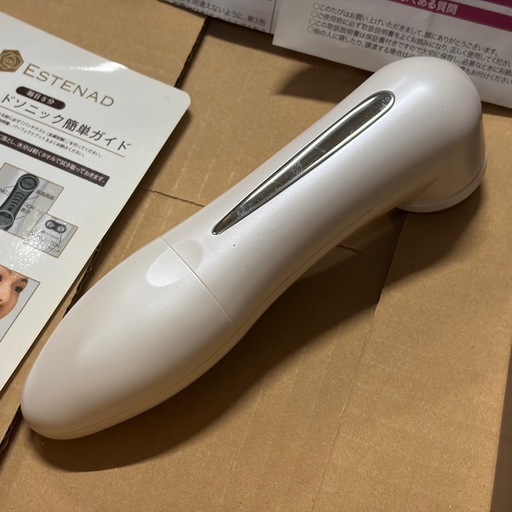ESTENAD エステナードソニック 美顔器 ホワイトソニックジェル付き 取