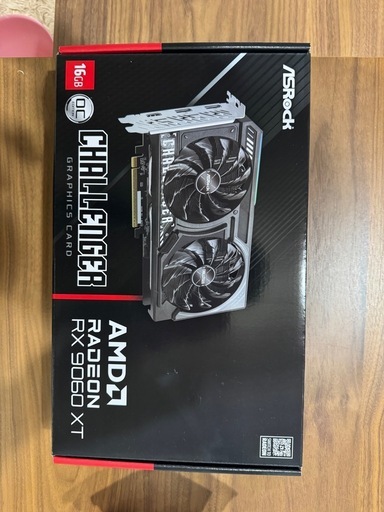 未使用 ASRock｜アスロック ASRock Radeon RX 9060XT Challenger 16G