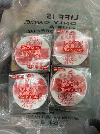 カップヌードル加湿器　　5点セット