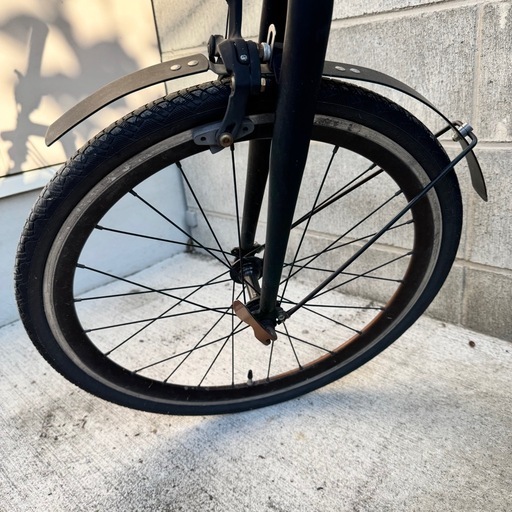 自転車　ターン　クレスト　マットブラック