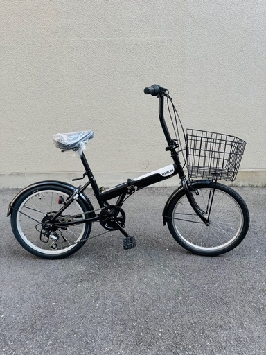 ※決まりました！※　自転車整備士が長持ち重視で仕上げました。20インチ 折りたたみ自転車。6段変速付き。後ろタイヤやチェーン新品。カゴ