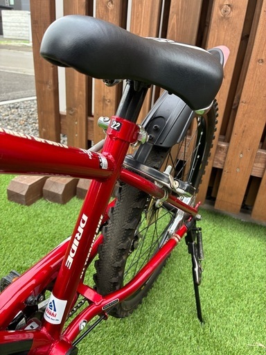 【はな様商談中】22インチ 子供用自転車 DRIDE S3 レッド 6段変速 カゴ付き ライトOK カギ1個 あさひ自転車