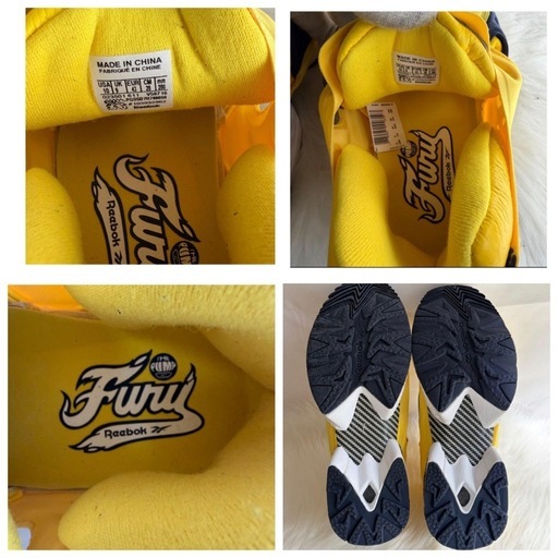【希少品】Reebok Instapump Fury イエロー ネイビー
