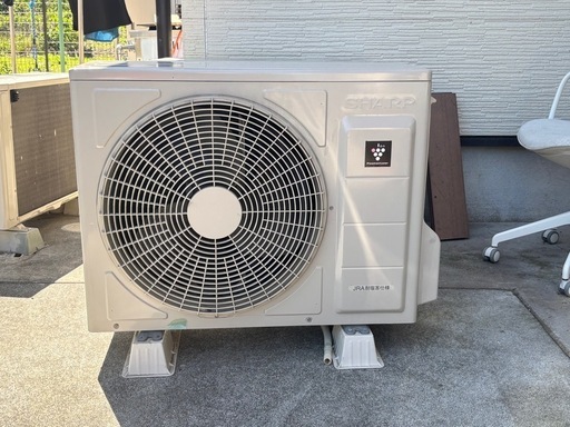 シャープ　AC-N63ATC  室内機、室外機、リモコン　2021年式　中古　業者取り外し。