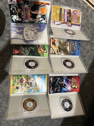交渉中※最終値下げ！美品☆PSP-3000本体 ソフト6個セット ポータブル ゲーム機 