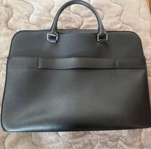美品MICHAEL KORS ブラック ビジネスバッグブリーフケース黒レザー