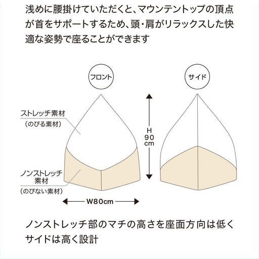 ＭＯＧＵマウンテントップ（本体/カバーセット）ブラウン　新品未使用品