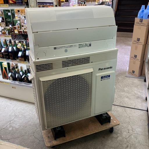 訳あり　ジャンク品　Panasonic パナソニック　主に26畳用　8.0kwエアコン　CS-LX802D2 2021年製　換気ホース