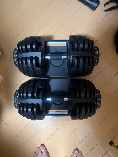 可変式ダンベル24キロ＋ベンチ