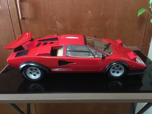 デアゴスティーニ 1/8 ランボルギーニ カウンタック LP500S WW（ウォルターウルフ）ディスプレイケース付き