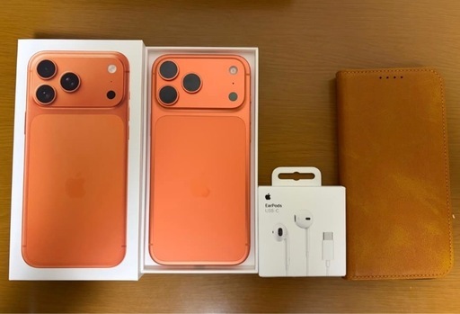 iPhone17ProMax256GBコズミックオレンジ