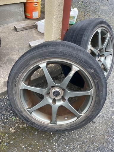 avs モデル7 114.3 5穴　8j オフセット40 2本セット
