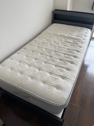 ‼️お値下げしました‼️【ニトリ】シングルベッドフレーム＋N-Sleep Comfort マットレスセット
