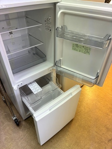 SHARP 冷蔵庫 152L どっちもドア SJ-D15J-W